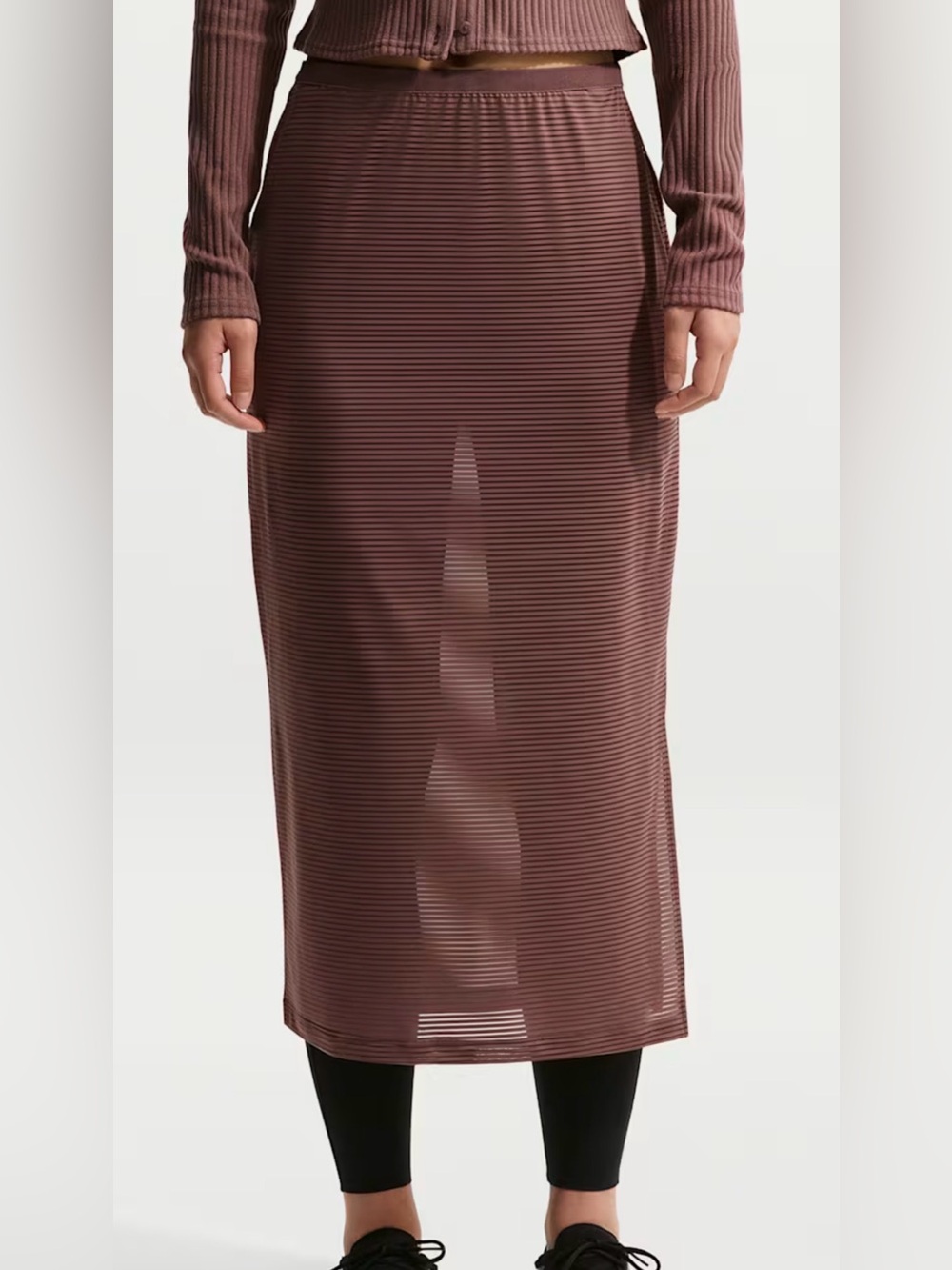 Nike Sportswear Women's Slim Sheer Midi Skirt XS